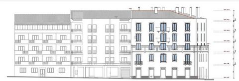 THE PROJECT Building in total property in the center of Vila Franca de Xira (Avenue of the Combatants of the Great War) with 422 m2 of ABP. Project approved for construction of 12 apartments (8 T1 and 4 T2 with areas between 62 m2 and 89 m2 ) and 8 p...