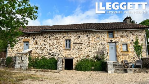 A26967LC24 - Sold fully furnished, this pretty restored 4 bed stone farmhouse, with lots of original features, swimming pool and large enclosed manageable garden is situated in a quiet countryside hamlet and just 2km to the village which has a bakery...