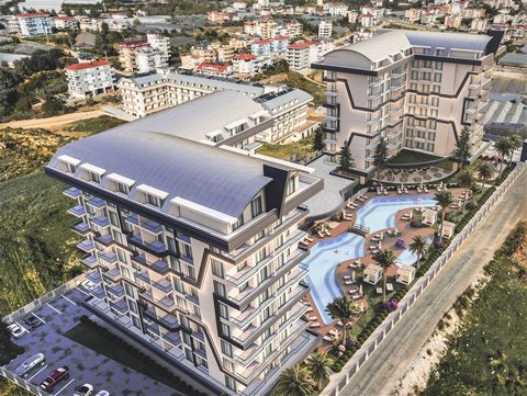 ALANYA-PAYALLAR - FARALYA RES. 2,250 METERS FROM THE SEA 1+1 UNFURNISHED KAT:5 -52 M2 Sea and pool views ELEVATOR, GENERATOR, CENTRAL SATELLITE SYSTEM, PARKING LOT, INDOOR PARKING, SECURITY & CARETAKER, INTERCOM SYSTEM, POOL, INDOOR POOL, GARDEN, PLA...