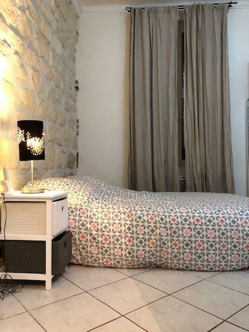 Furnished apartment of 24 m² and located Rue Camilles Desmoulins, in a lively district of the 11th arrondissement of Paris. Composed of 2 rooms including 1 bedroom, this apartment for rent can accommodate up to 2 people, and is located on the ground ...