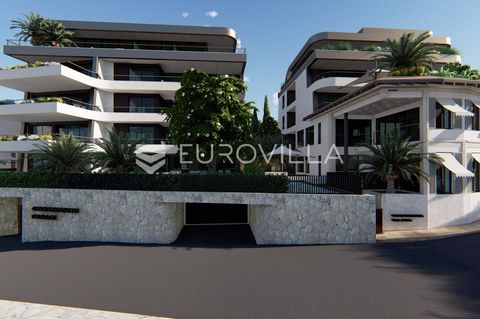 Opatija, in the very center of the city, there is this two-room apartment in a new building with a total area of 61.75 m2. It consists of a spacious living room with kitchen and dining room, with access to the terrace, bedroom and bathroom. The apart...