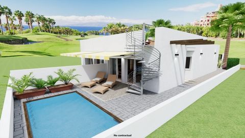 NEW BUILD 2 BED SEMI-DETACHED VILLA IN LOS ALCAZARES.~ ~ Spacious and well designed semi-detached villa. Each villa has its own private plot of 175m2 with large terraces, and garden on three sides of the villa.~ ~ The villas have been designed with o...