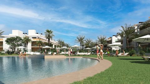 NUEVO COMPLEJO RESIDENCIAL CERCA DE LA SERENA GOLF, LOS ALCAZARES Este increíble complejo de obra nueva estará formado por 244 apartamentos de 2 y 3 dormitorios, divididos en 8 bloques y 20 Villas privadas. Apartamentos modernos en 3 plantas (planta ...