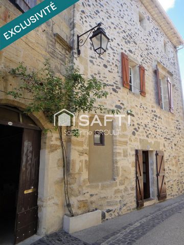 CHARAMANTE MAISON DE VILLAGE 81m² AVEC ATELIER/GARAGE pour INVESTISSEMENT LOCATIF