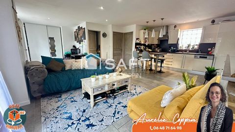 Maison mitoyenne en duplex inversé de 76 m² avec jardin à Anthon