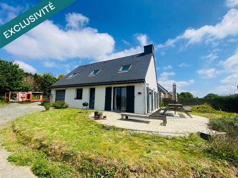 Maison en ossature bois de 123 m² – 3 chambres + 1 d'appoint – Garage – Proche mer
